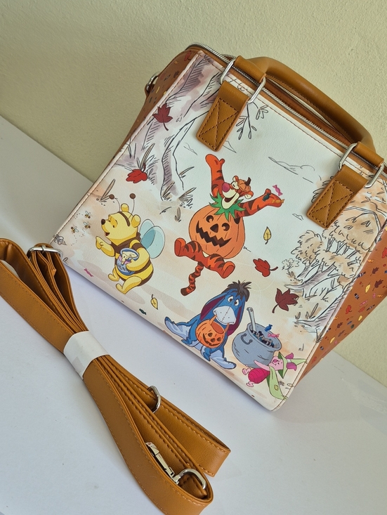 Loungefly Handbags - Loungefly Tan Winnie the Pooh Halloween Crossbody Satchel